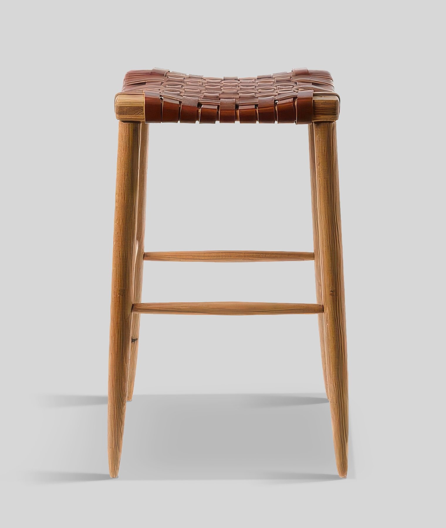 Ranger Bar Stool | Woven Leather by Michael Robbins | ROOM CRM